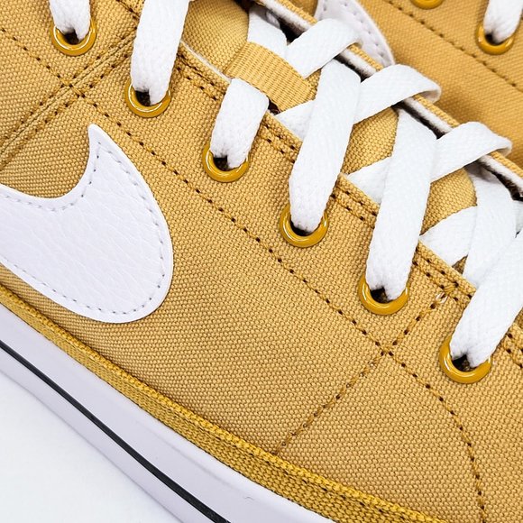Nike Court Legacy CNVS Men's Sneaker Shoe Limited Edition Sport Gold CW6539-700 - Picture 5 of 9